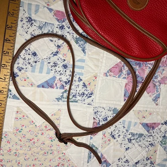 Esprit Red and Brown Crossbody Bag - Picture 5 of 5